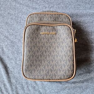 Michael Kors Tan and Brown Women's Messenger Bag